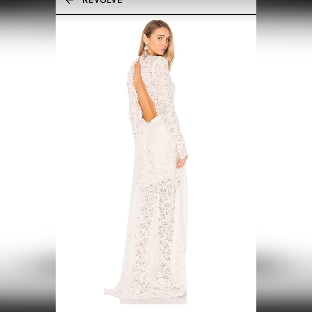 Gorgeous lace maxi dress in blush